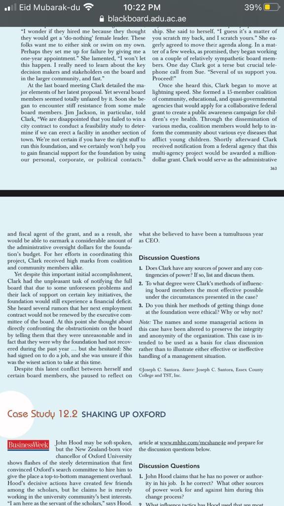 answer question 3 only on case study 12.1 rhonda