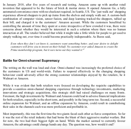 QUESTION: Begin by preparing your SWOT analysis