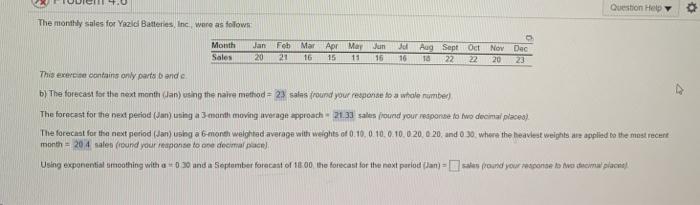 how do i use exponential smoothing to find this