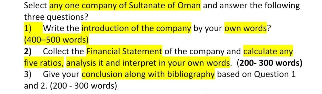 Please answer all questions necessary Select any