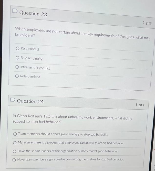answer both for upvote Question 23 1 pts When