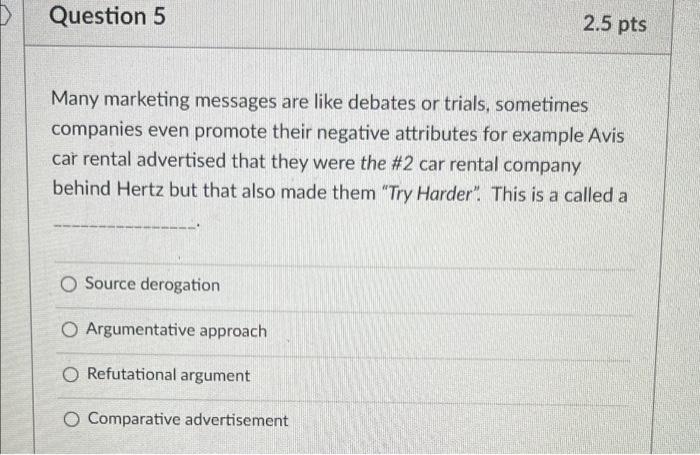 question 5 question 6 D Question 5 2.5 pts Many
