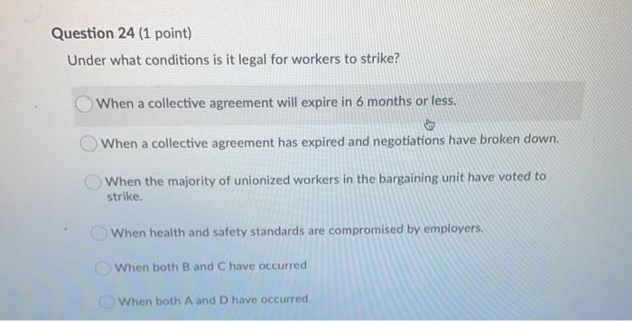 Question 21 (1 point) Which reason for someone