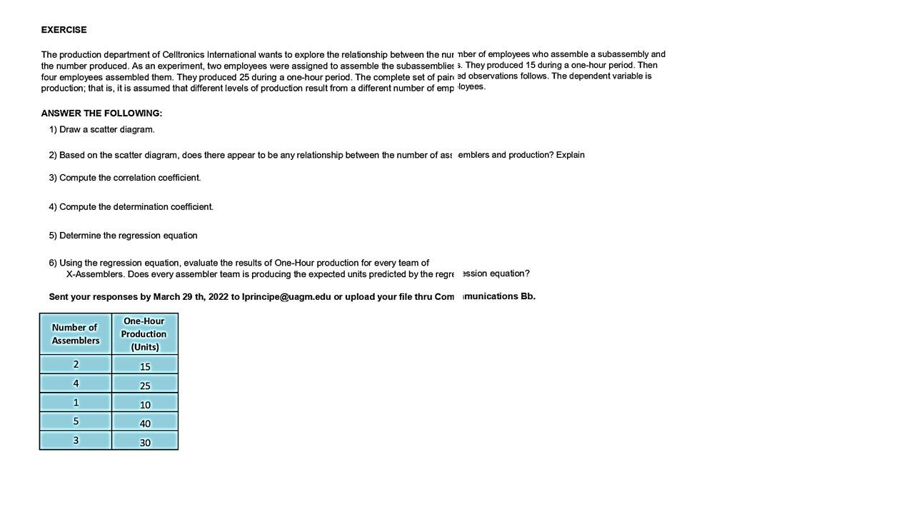 I need to use the exercise step by step, using