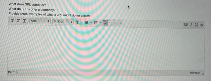 What does 3PL stand for? What do 3PL's offer a