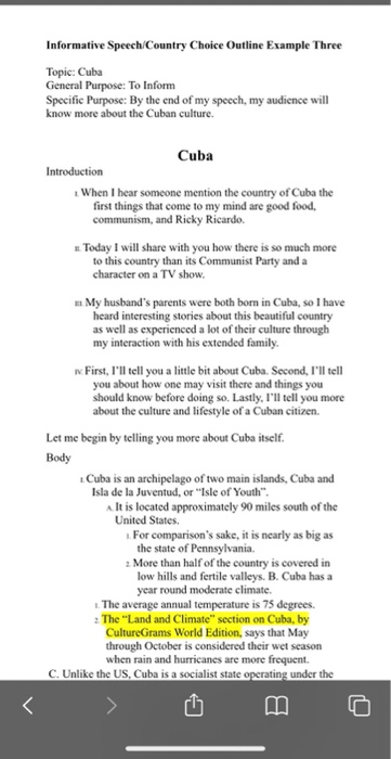 Informative speech about kenya 5-7 minute