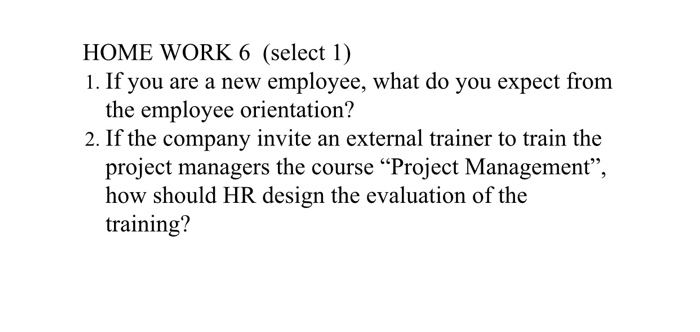 HOME WORK 1 (select 1) 1. Do you plan to be a