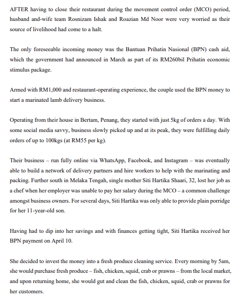 AFTER having to close their restaurant during the