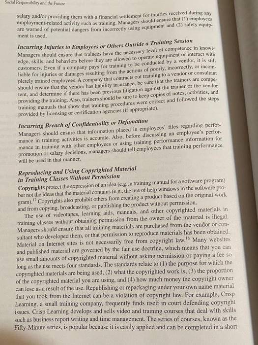 Provide a thorough discussion of at least 5 of