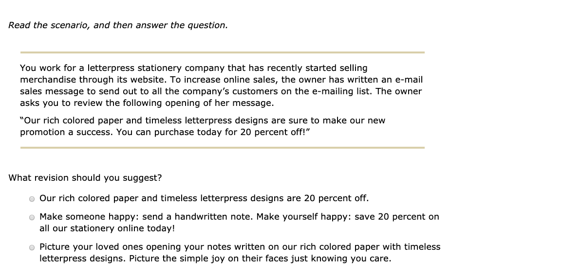 5. Creating Effective Sales Messages in Print and