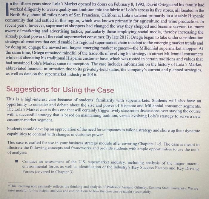 what do you see as the key drivers of chnage in