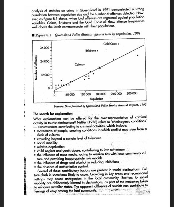 Tourism and crime It is not uncommon for those