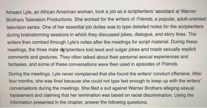 Business Law Amaani Lyle, an African American