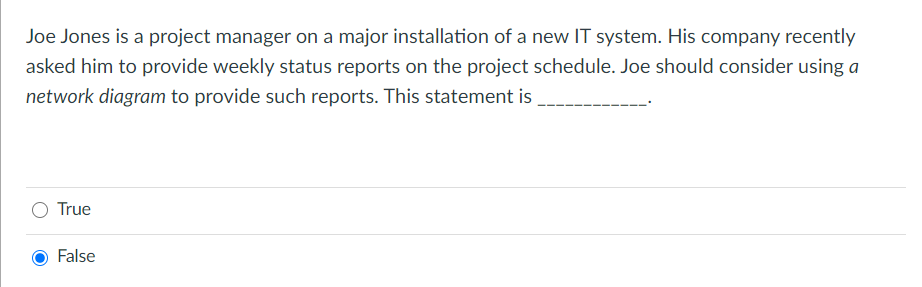 Joe Jones is a project manager on a major