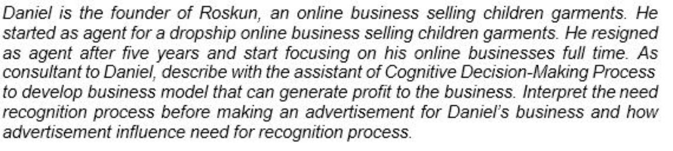 Daniel is the founder of Roskun, an online