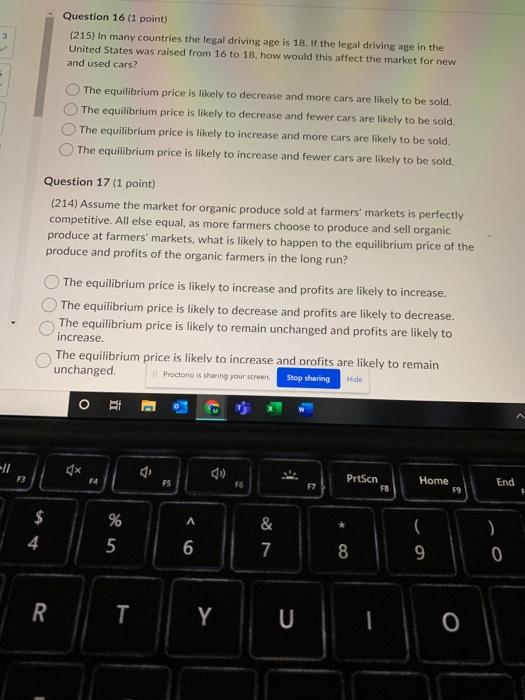 both please 3 Question 16 (1 point) (215) in many