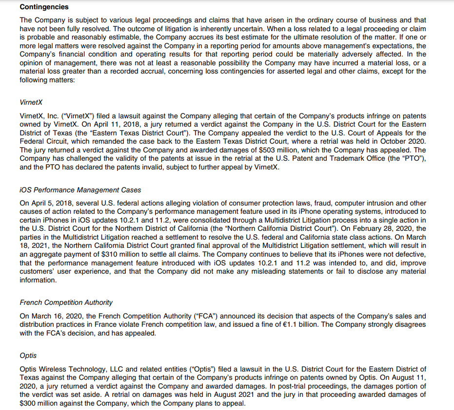 Why is this note provided? How does the company