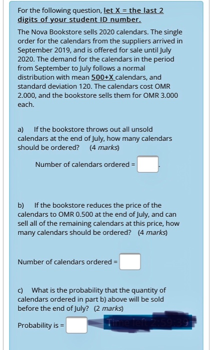 There is no missing value For the following