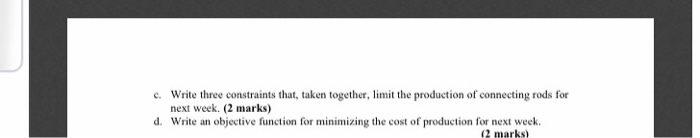 7. INTEGER PROGRAMMING WITH SET UP COST Hawkins