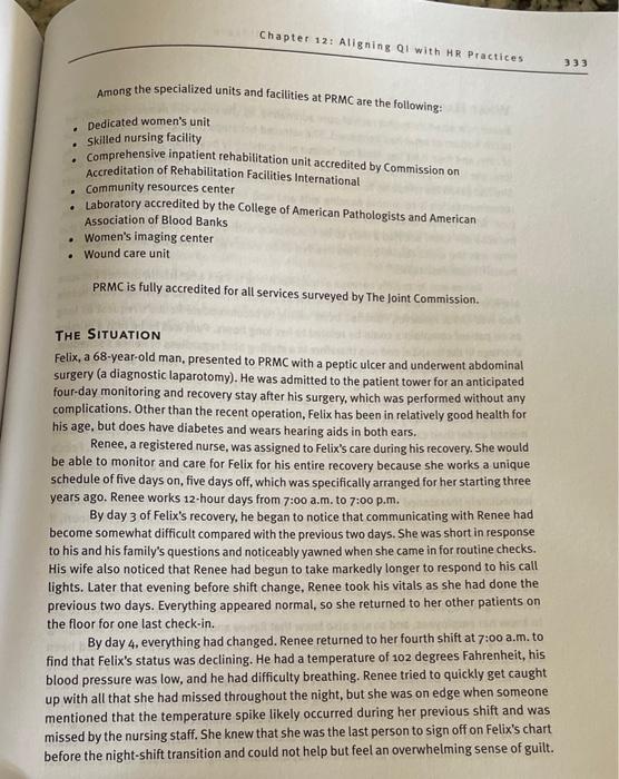 EXPERIENTIAL EXERCISE This case example was