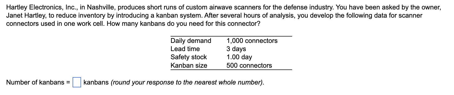 Hartley Electronics, Inc., in Nashville, produces