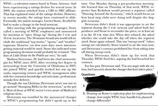 Answer question number 3. WPAC-a television