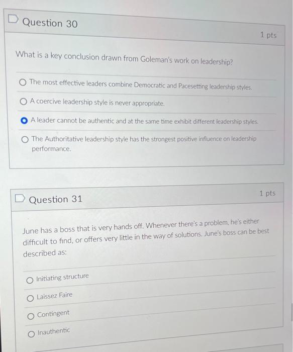 answer both for upvote D Question 30 1 pts What