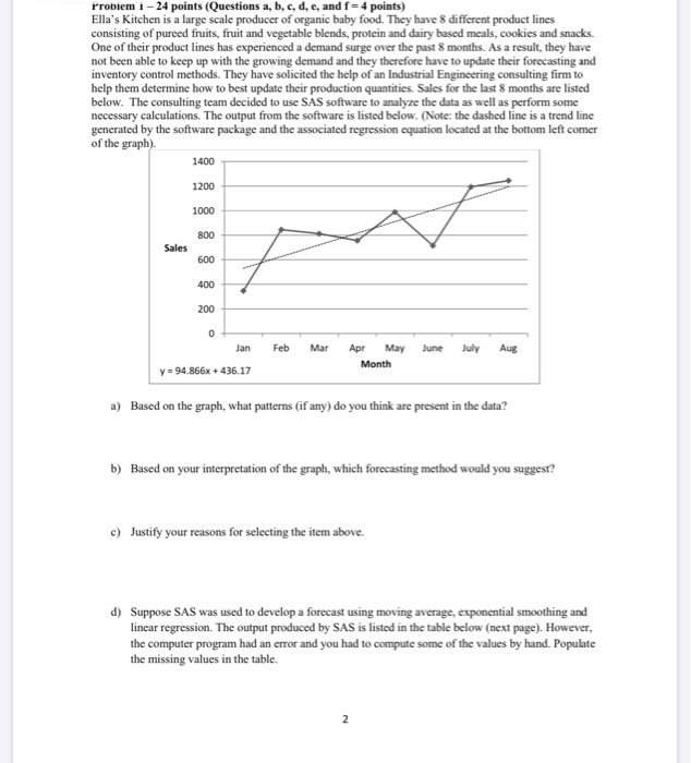 Problem 1-24 points (Questions a, b, c, d, e, and