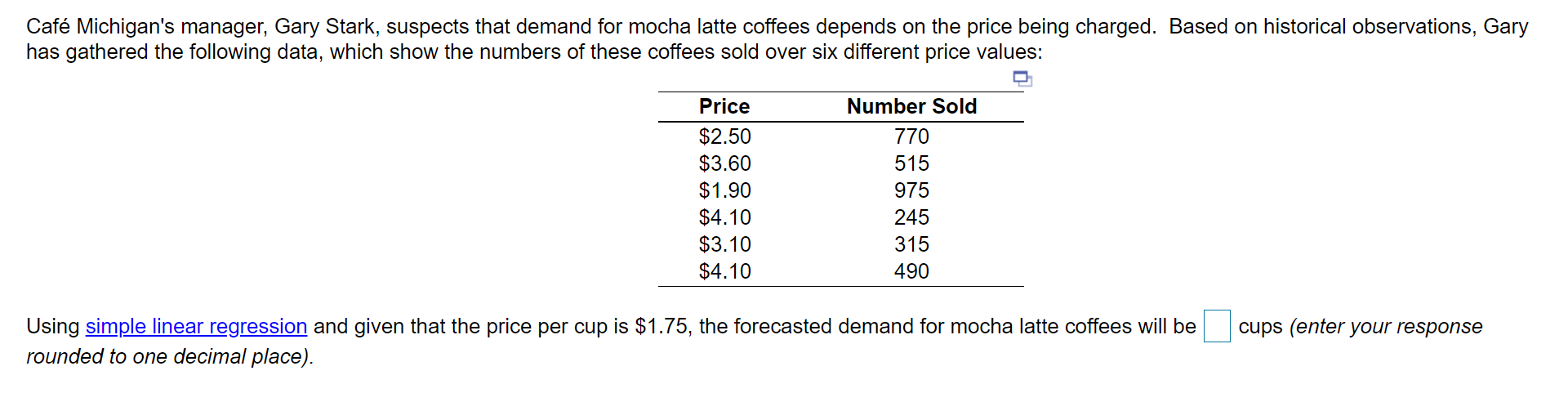 Caf Michigan's manager, Gary Stark, suspects that