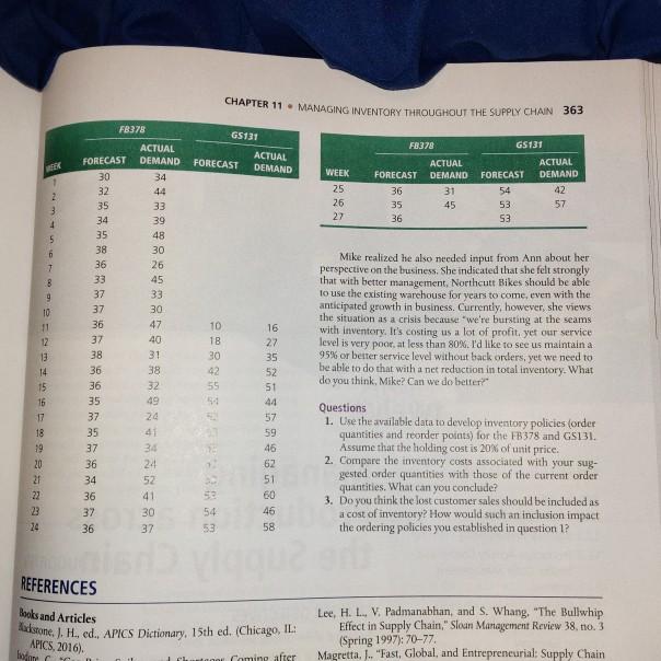 please do 1 2 and 3 Ladstone, J. H. ed., APICS