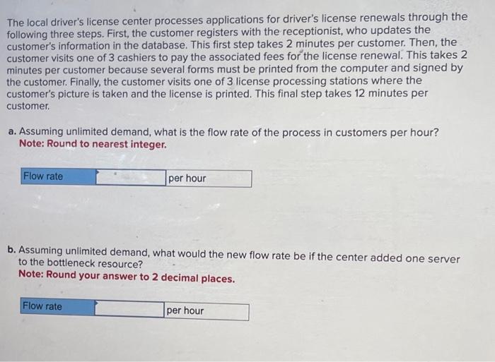 please answer these questions! The local driver's