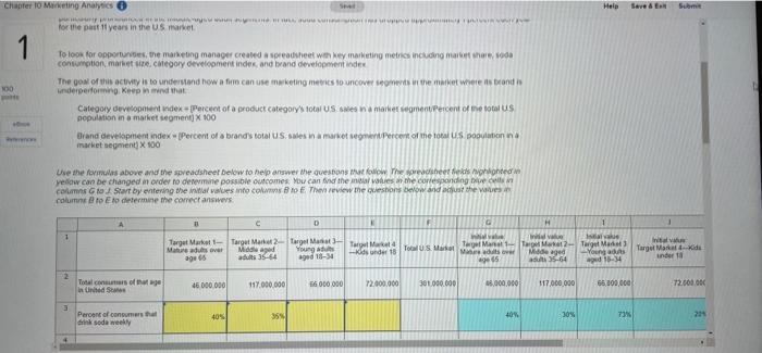 Chapter 10 Marketing Analytics Help SH for the