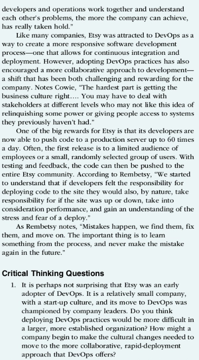 Case One Etsy Uses DevOps for Rapid Deployment