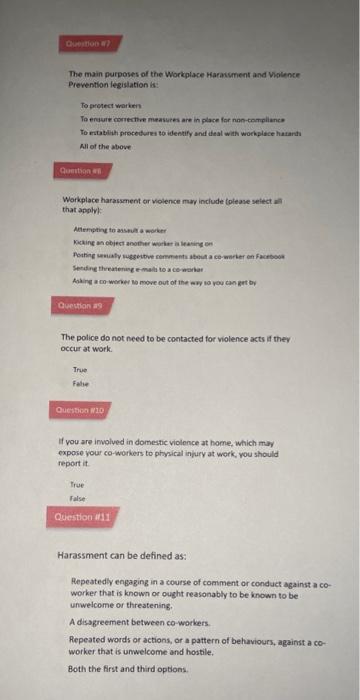 Please answer all these questions. Thank you its