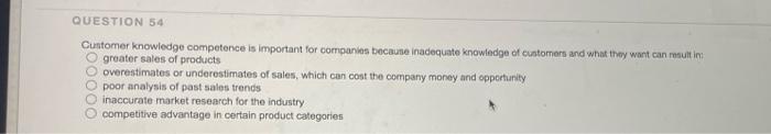 QUESTION 39 If a company does not have the time,