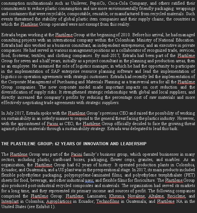 CASE STUDY ON IT PLEASE. It was Saturday, August