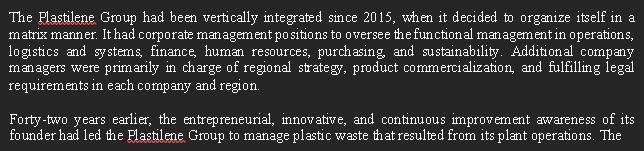 CASE STUDY ON IT PLEASE. It was Saturday, August