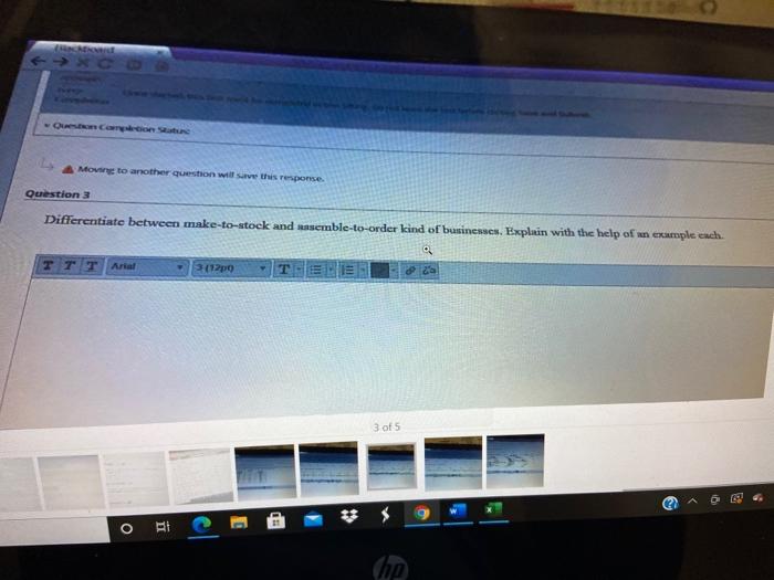 Questo con Moving to another question will save