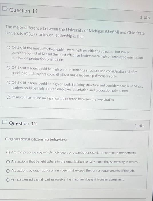 answer both for upvote Question 11 1 pts The