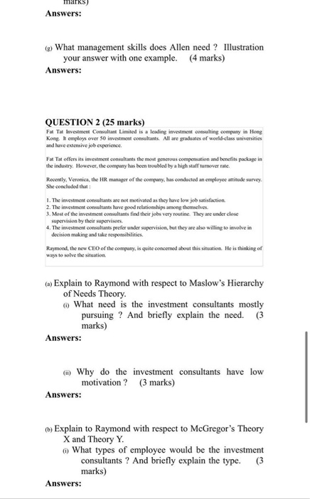 Section C-Case Study (50 marks) Answer ALL