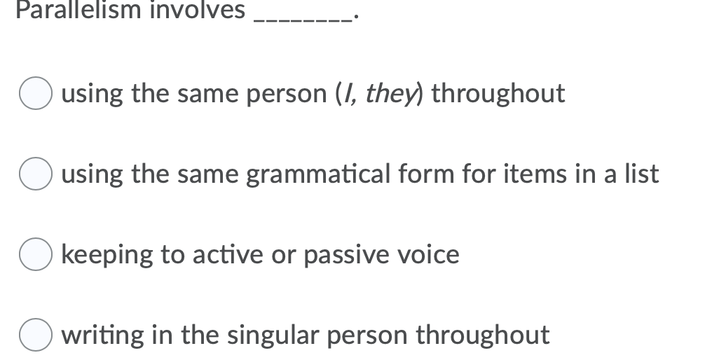 undefined Parallelism involves using the same