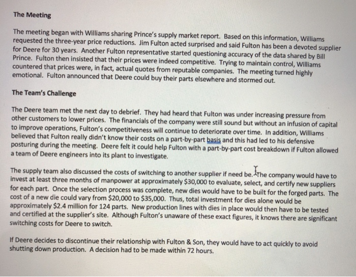 Answer the questions from the case study provided