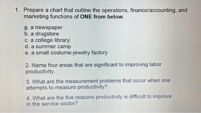 Please answer questions based on this chart. 1.