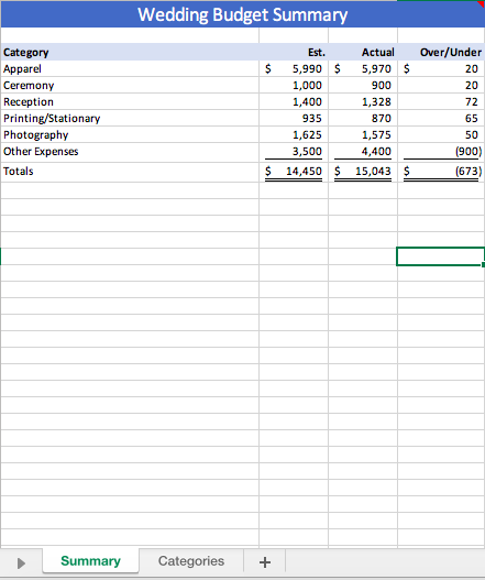 1. Open Excel and enter your first name, middle