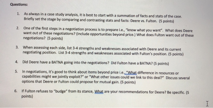 Answer the questions from the case study provided