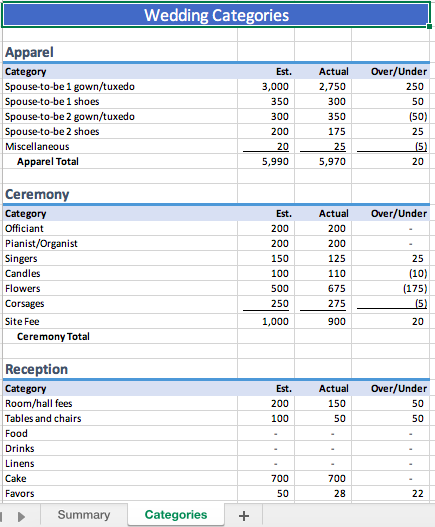 1. Open Excel and enter your first name, middle