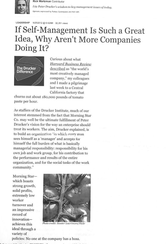 1. So WHY AREN'T more doing self management for