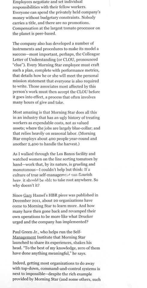 1. So WHY AREN'T more doing self management for