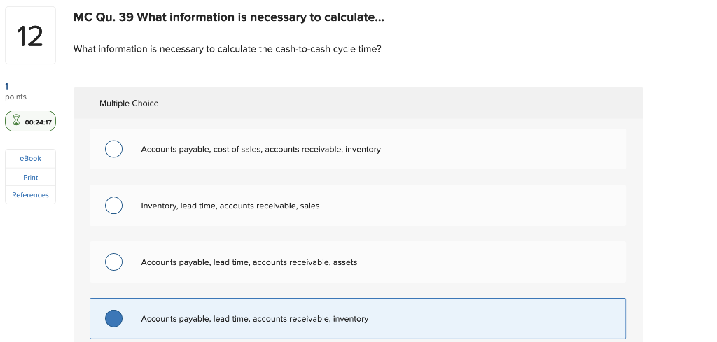 What information is necessary to calculate the