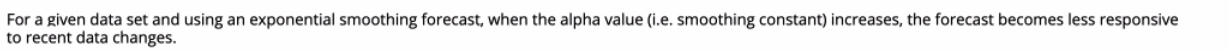 is it true or false and why? For a given data set
